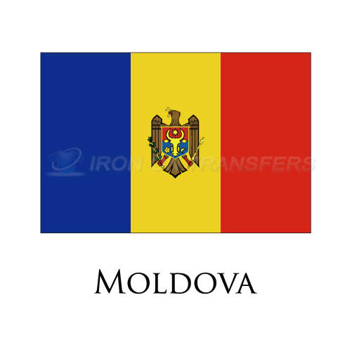 Moldova flag Iron-on Stickers (Heat Transfers)NO.1931